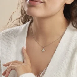 Histoire d'Or Collier Wiem Argent Blanc