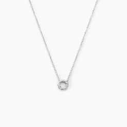 Histoire d'Or Collier Winona Argent Blanc Discount