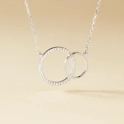 Histoire d'Or Collier Yalaz Argent Blanc Oxyde De Zirconium Best