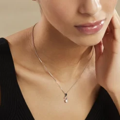 Histoire d'Or Collier Yedaz Argent Blanc Oxyde De Zirconium Hot