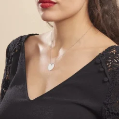 Histoire d'Or Collier Ylla Argent Blanc New