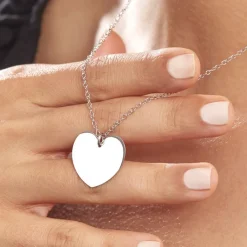 Histoire d'Or Collier Ylla Argent Blanc New