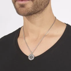 Histoire d'Or Collier Yoan Acier Blanc Sale