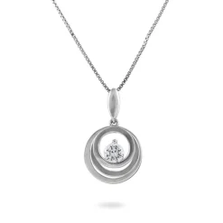 Histoire d'Or Collier Yoheved Argent Blanc Oxyde De Zirconium Clearance