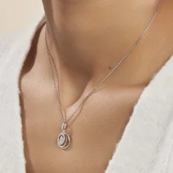 Histoire d'Or Collier Yoheved Argent Blanc Oxyde De Zirconium Clearance