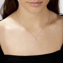 Histoire d'Or Collier Ysambre Argent Blanc Oxyde De Zirconium Hot