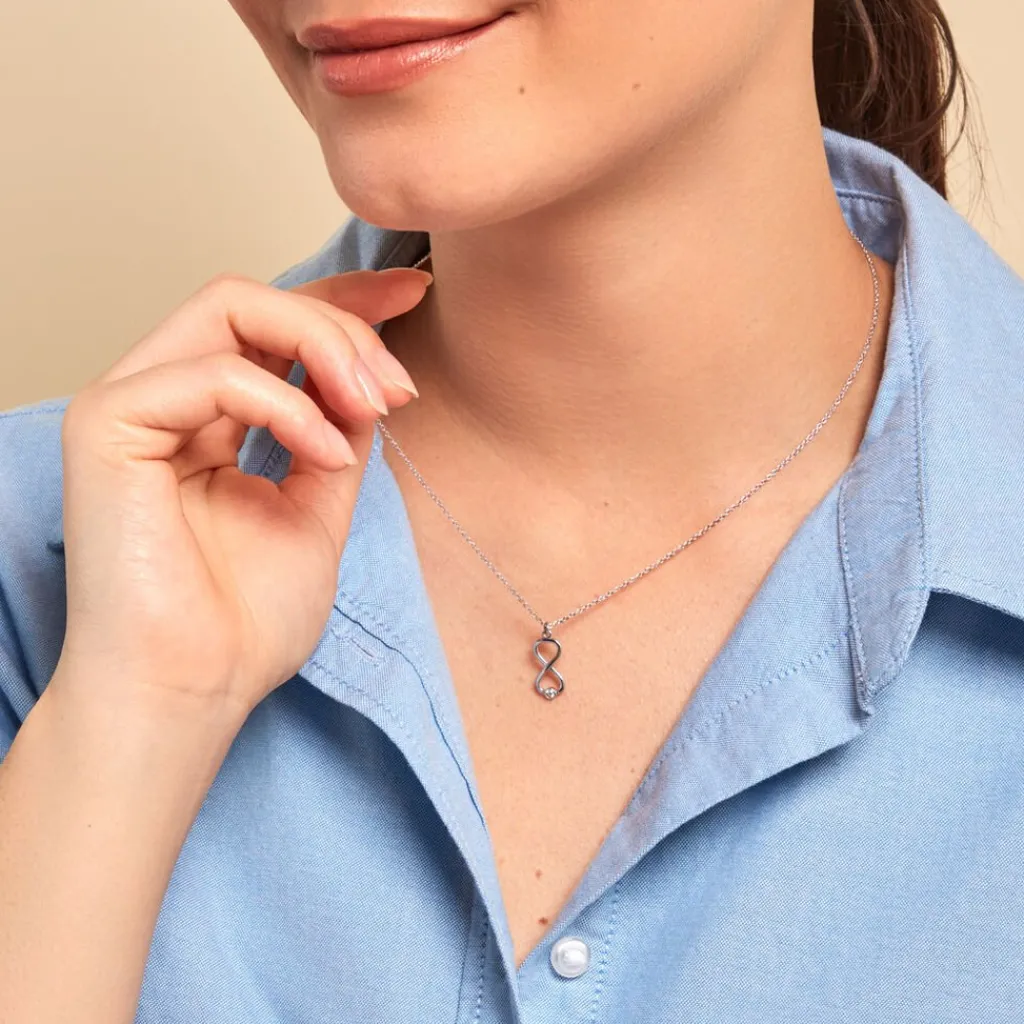 Histoire d'Or Collier Zayra Argent Blanc Oxyde De Zirconium Outlet