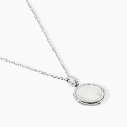 Histoire d'Or Collier Zea Argent Blanc Nacre argent blanc nacre blanc Hot
