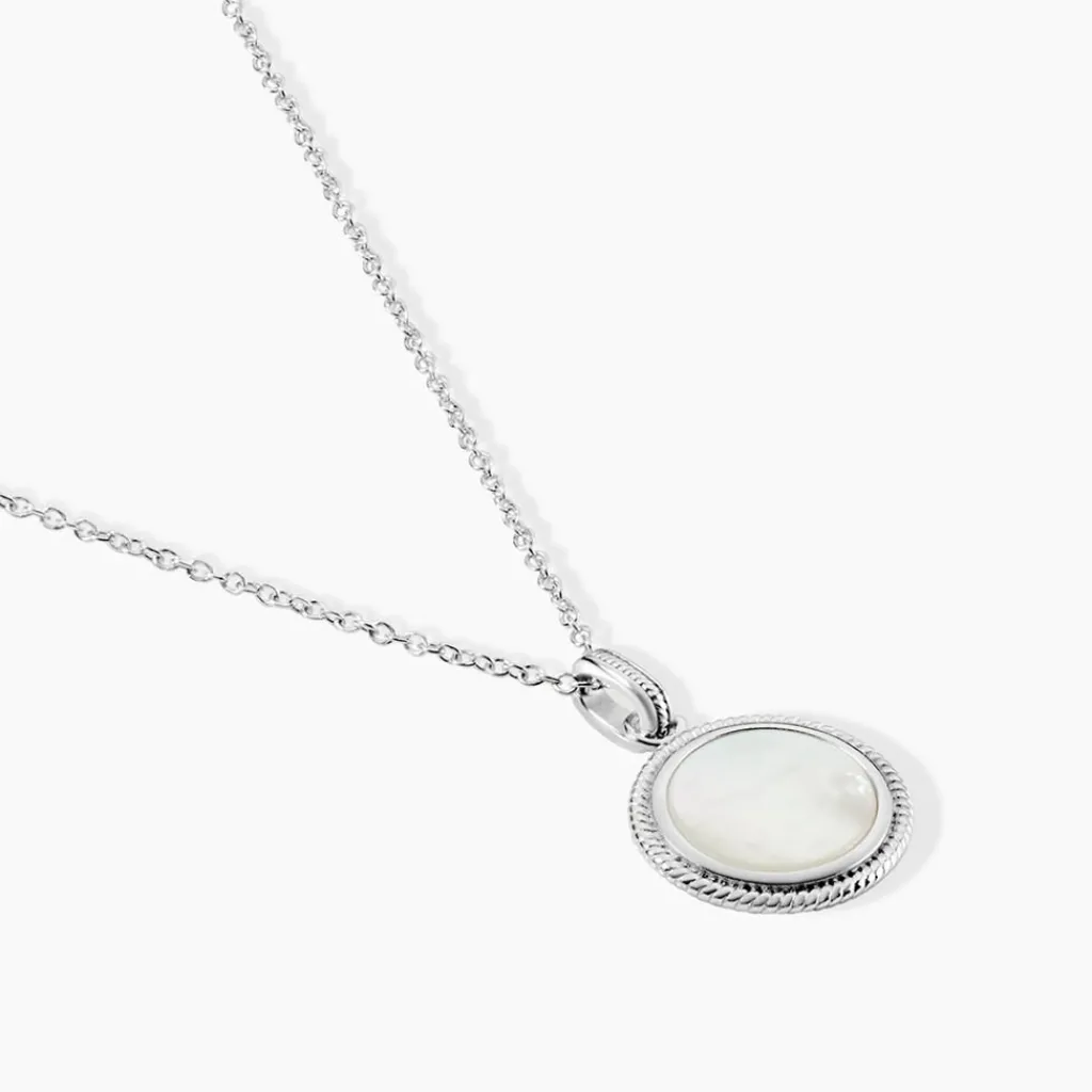 Histoire d'Or Collier Zea Argent Blanc Nacre argent blanc nacre blanc Hot