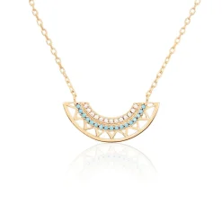 Histoire d'Or Collier Zoila Plaqué Or Jaune Oxyde De Zirconium Outlet