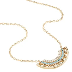 Histoire d'Or Collier Zoila Plaqué Or Jaune Oxyde De Zirconium Outlet