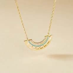 Histoire d'Or Collier Zoila Plaqué Or Jaune Oxyde De Zirconium Outlet