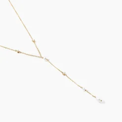 Histoire d'Or Collier Zsofika Or Jaune Perle De Culture Discount