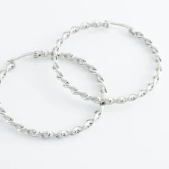 Histoire d'Or Creoles Antonello acier blanc Discount