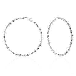 Histoire d'Or Creoles Antonello acier blanc Outlet