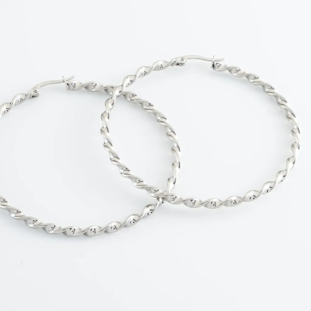 Histoire d'Or Creoles Antonello acier blanc Outlet