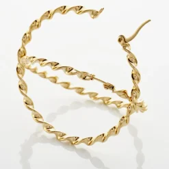 Histoire d'Or Creoles Acier Dore Antonello acier doré New