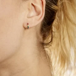 Histoire d'Or Creoles Andgelina Or Jaune Oxydes De Zirconium or jaune oxyde multicolore Hot