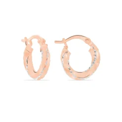 Histoire d'Or Creoles Diane argent rose Discount