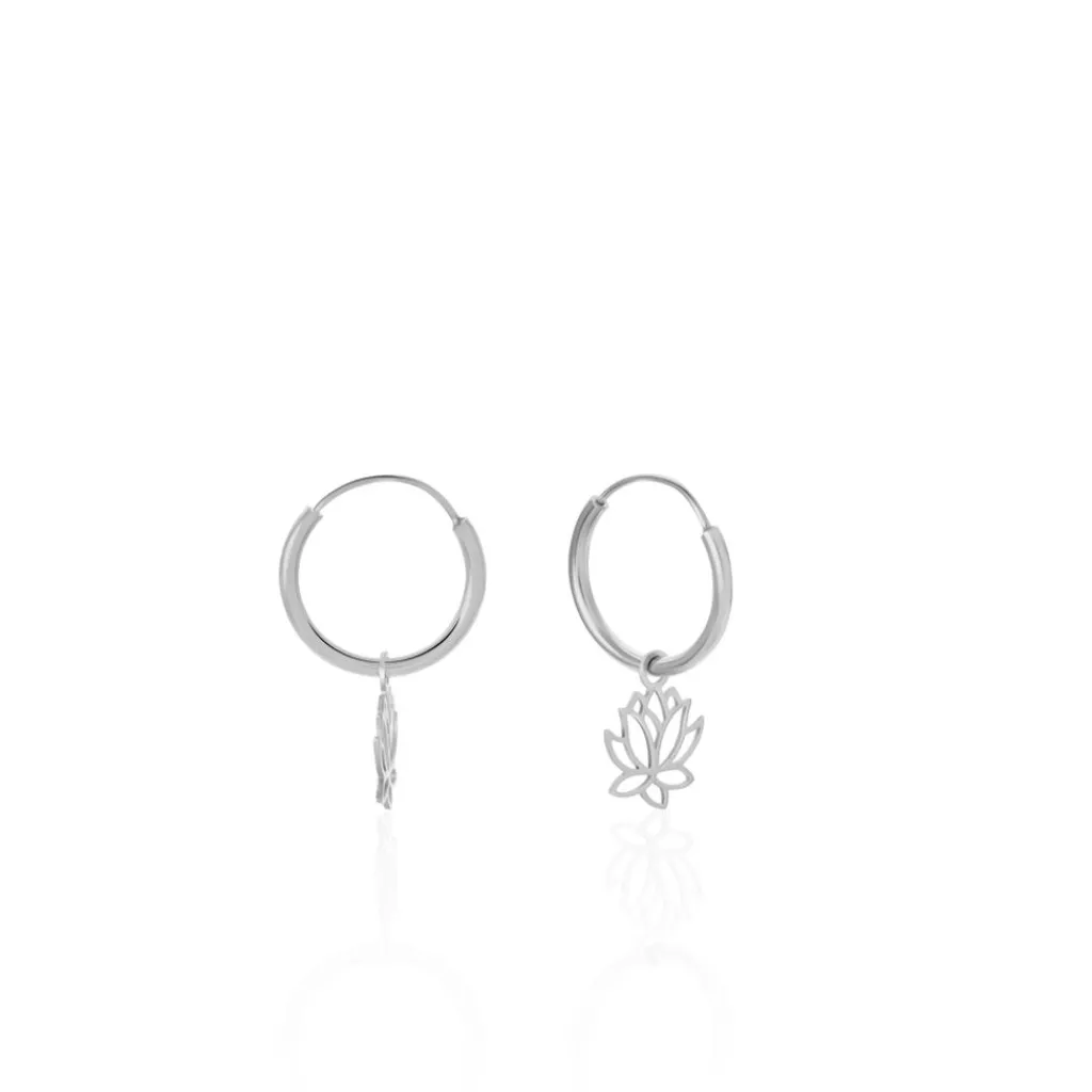 Histoire d'Or Creoles Elvyn Argent Blanc Sale