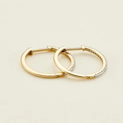 Histoire d'Or Creoles Or Jaune Aryanna Diamants or jaune diamant Outlet