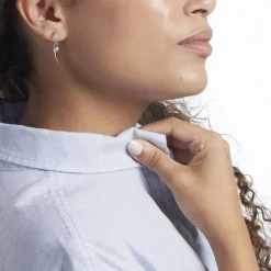 Histoire d'Or Créole Unitaire Argent Blanc Ancelin Oxydes De Zirconium Best