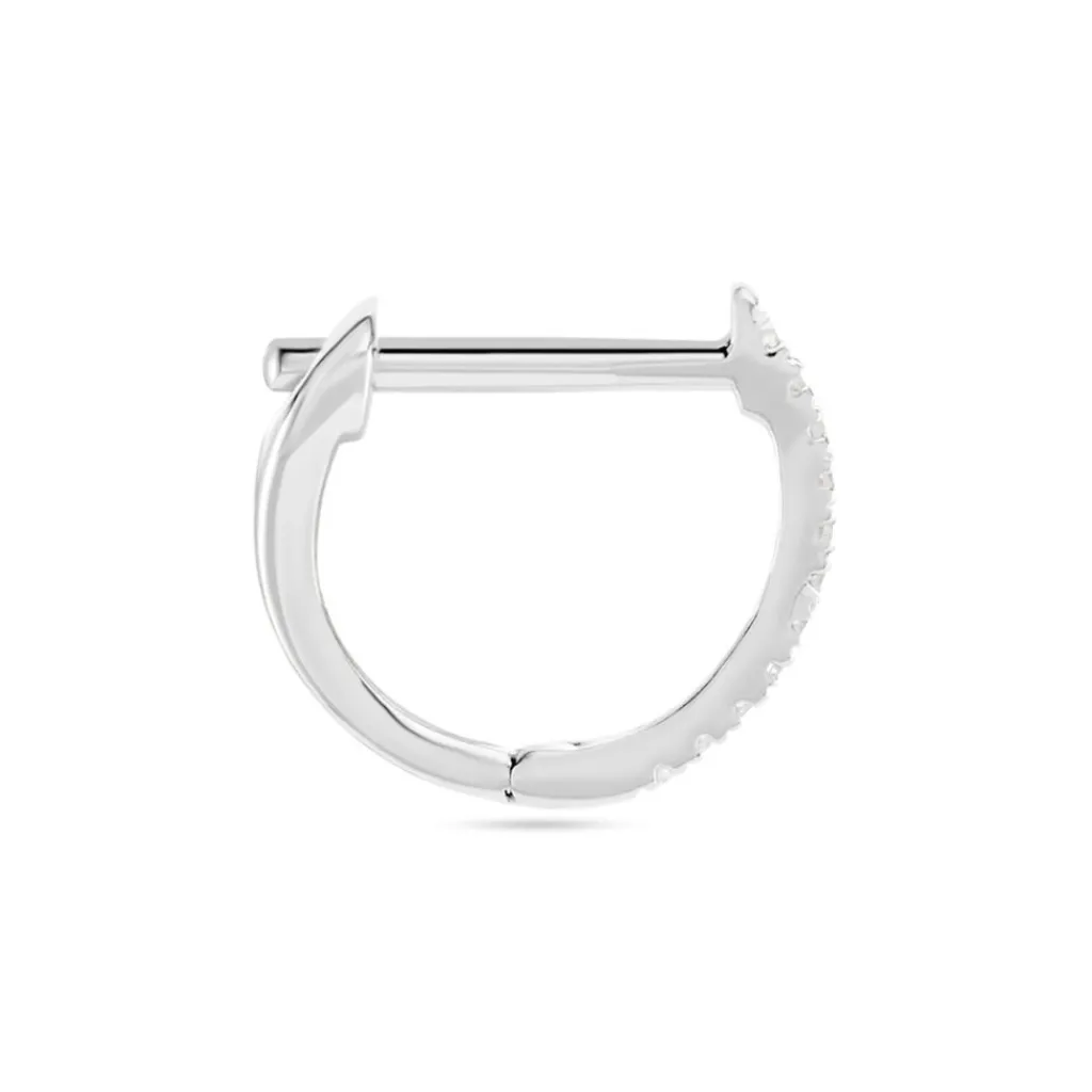 Histoire d'Or Créole Unitaire Aryanna or blanc diamant New