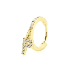 Histoire d'Or Créole Unitaire Léria Or Jaune Oxydes De Zirconium Best