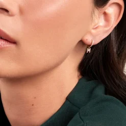 Histoire d'Or Créole Unitaire Léria Or Jaune Oxydes De Zirconium Hot