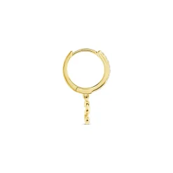 Histoire d'Or Créole Unitaire Léria Or Jaune Oxydes De Zirconium New