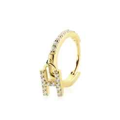 Histoire d'Or Créole Unitaire Léria Or Jaune Oxydes De Zirconium Outlet