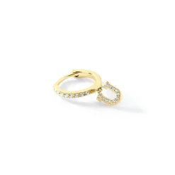 Histoire d'Or Créole Unitaire Léria Or Jaune Oxydes De Zirconium Hot