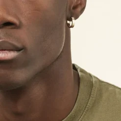 Histoire d'Or Créole Unitaire Markus Plaqué Or Jaune Discount