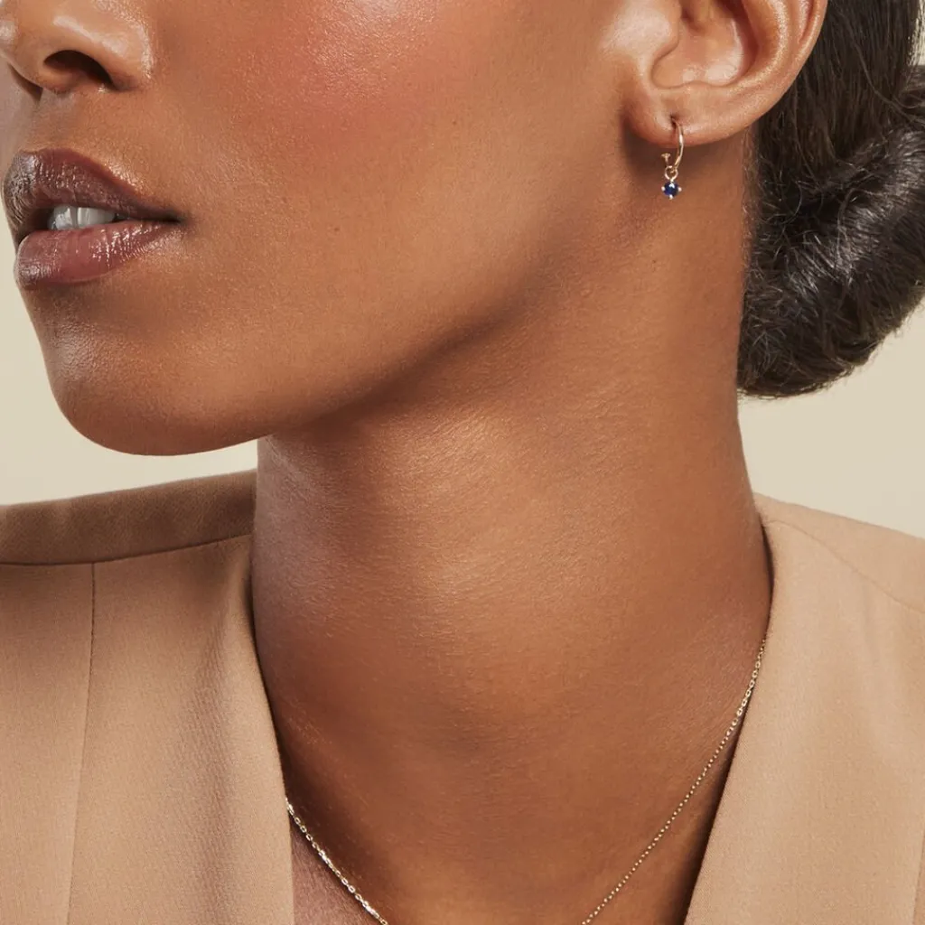 Histoire d'Or Créole Unitaire Onora or jaune saphir Sale