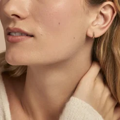 Histoire d'Or Créole Unitaire Paola Plaqué Or Jaune Online