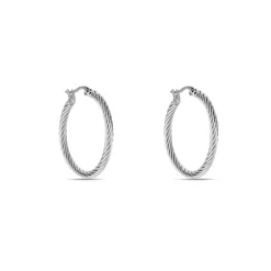 Histoire d'Or Créoles Pascau acier gris