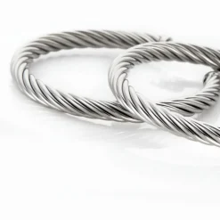 Histoire d'Or Créoles Pascau acier gris