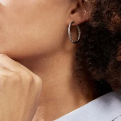 Histoire d'Or Créoles Pascau acier gris