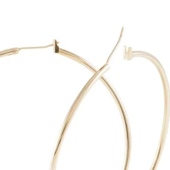 Histoire d'Or Créoles Ada Lisse Plaqué Or Jaune Online