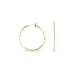 Histoire d'Or Créoles Ada Lisse Plaque Or Jaune Best