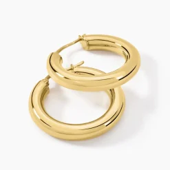 Histoire d'Or Créoles Adama Acier Jaune acier doré Outlet