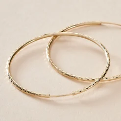 Histoire d'Or Créoles Aglavie Flexibles Or Jaune New