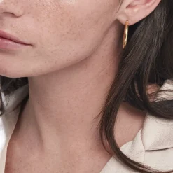 Histoire d'Or Créoles Ajania Or Jaune New