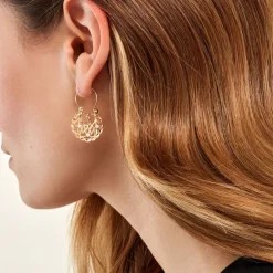 Histoire d'Or Créoles Aldous Or Jaune Oxyde De Zirconium Hot