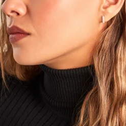 Histoire d'Or Créoles Alexus Or Jaune Oxyde De Zirconium Sale