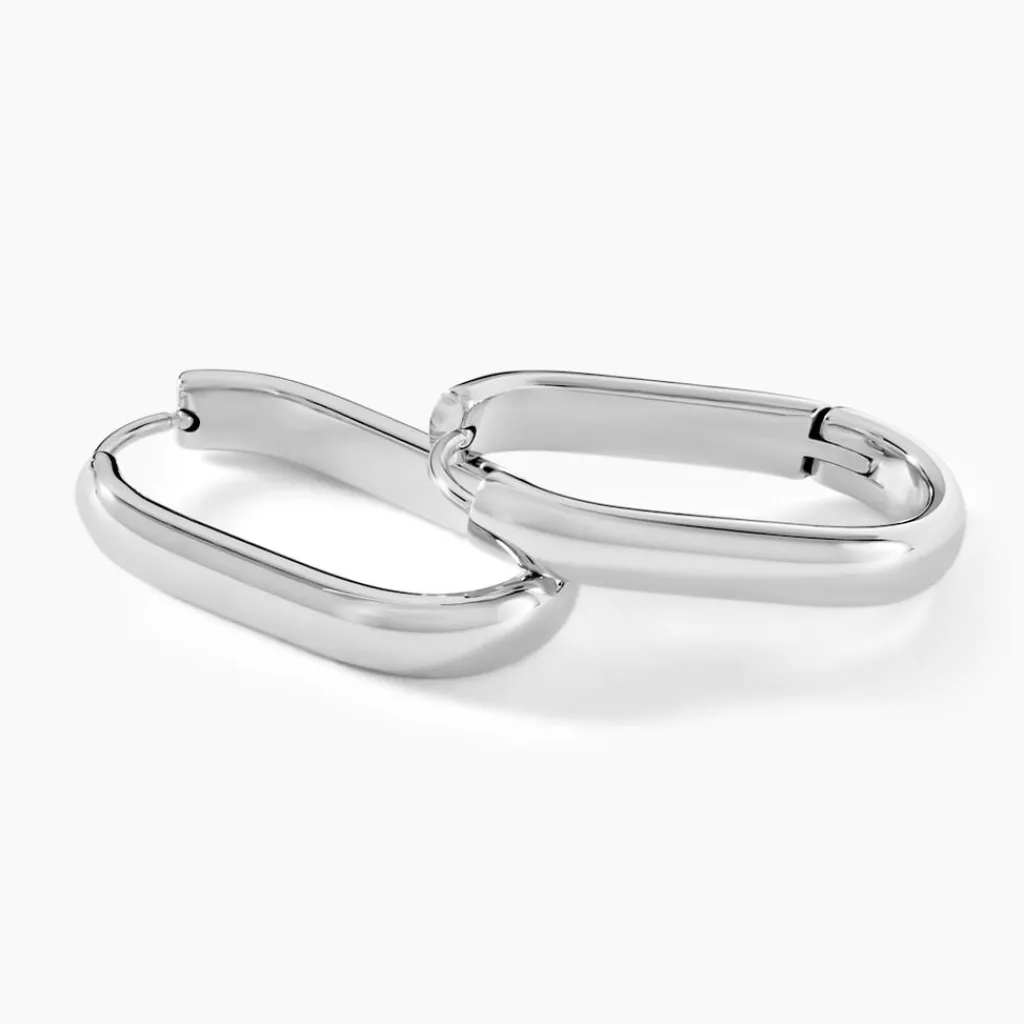 Histoire d'Or Créoles Anadia acier blanc Sale