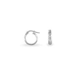 Histoire d'Or Créoles Ananas Or Blanc Sale