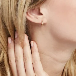 Histoire d'Or Créoles Ananas Or Jaune New