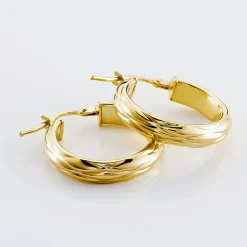 Histoire d'Or Créoles Antiope Or Jaune New