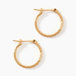 Histoire d'Or Créoles Anusha Plaqué Or Doré Discount